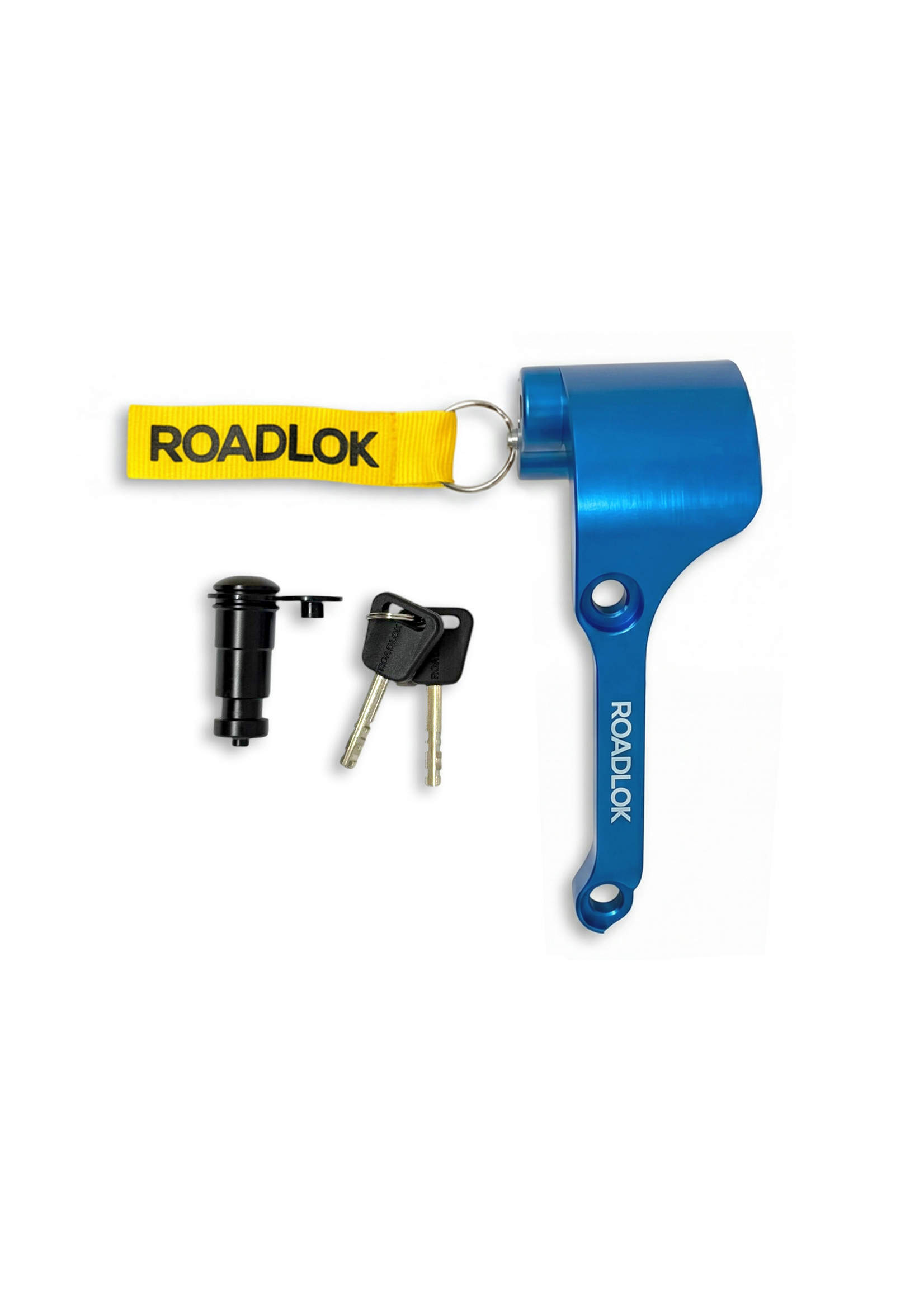 RoadLok XRA Eurosport 100 mm BMW/HD, destra — blu M
