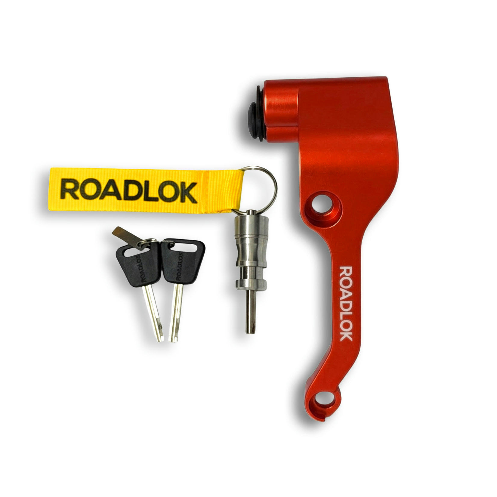 RoadLok XRA Japansport 108 mm, destra — rosso