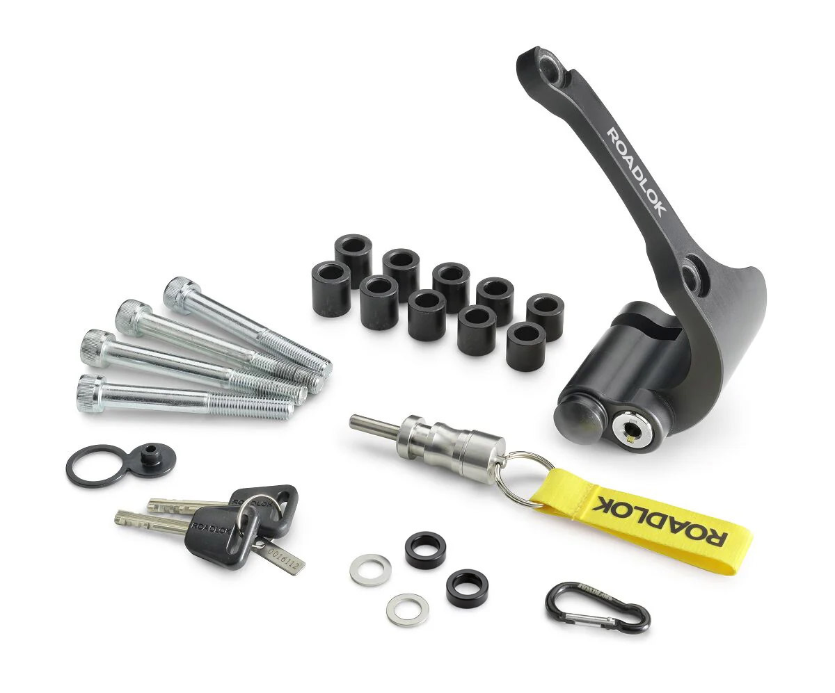 RoadLok XRA Eurosport 100 mm, sinistra — nero